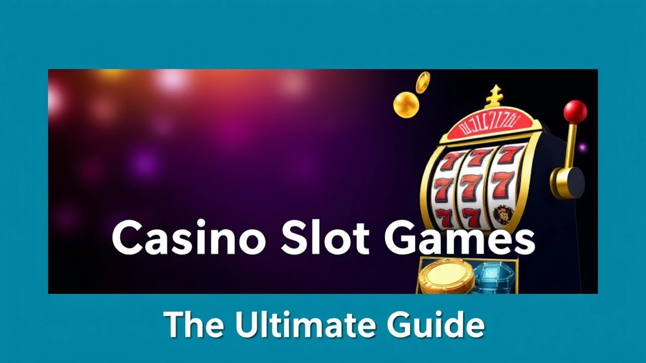 Becoming a Pro in Casino Slot Games: The Ultimate Guide