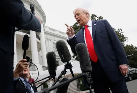 Ex-President Trump Confronts Down Under Journalist, Acknowledges Discussion with Albanese