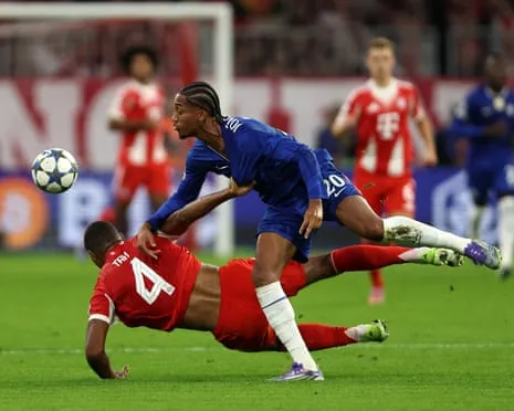 Chelsea's manager fumes after the German giants center-back Jonathan Tah escapes red card in Champions League defeat